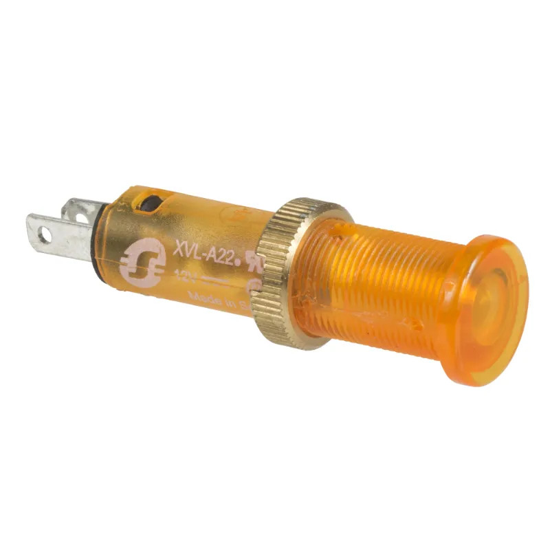 Harmony XVL - voyant LED - Ø8 - orange - 12V - cosses Faston