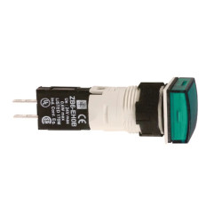 Harmony XB6 - voyant carré - Ø16mm - IP65 - DEL intégrée - 24V - cosses - vert