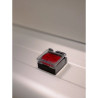 Harmony XB6 - bouton-pous. lum. complet - tête rect. - rouge - Ø16 - 24V - 1O+1F