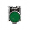 Harmony XB4 - poussoir lumineux LED - 1F+1O - vert - Ø22 - 24VACDC