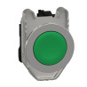 Harmony XB4 - bouton poussoir à impulsion - flush - vert - 1F - vis étrier