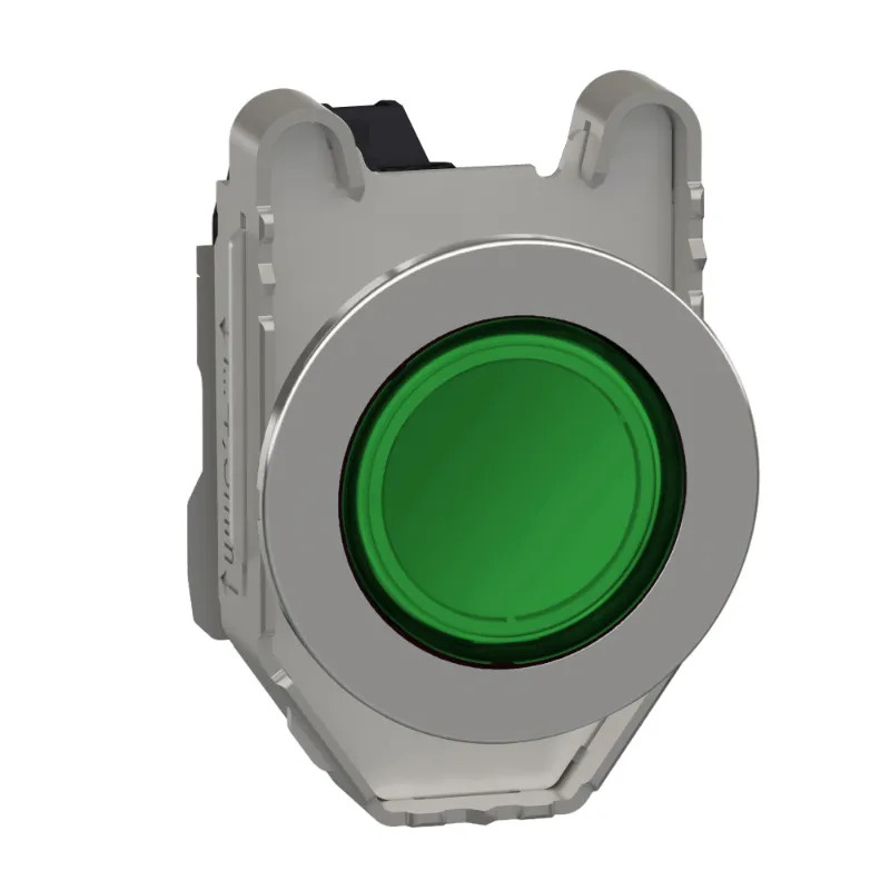 Harmony XB4 - voyant lumineux DEL - flush - vert - 120V - vis étrier