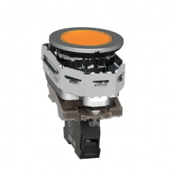 Harmony XB4 - voyant lumineux DEL - flush - orange - 120V - vis étrier