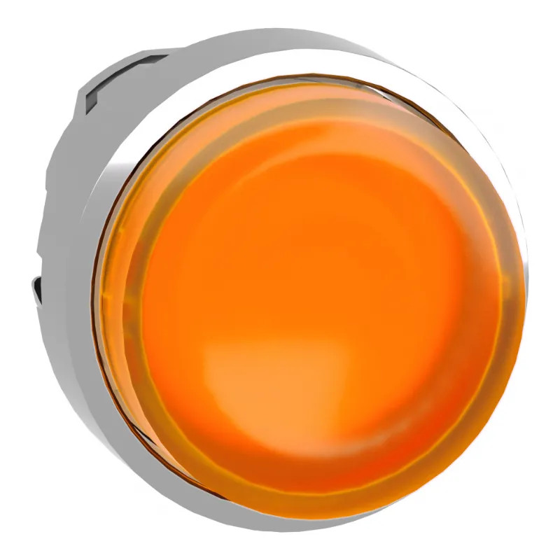 Harmony XB4 - tête bouton pousser-pousser lumineux - Ø22 - dépassant - orange