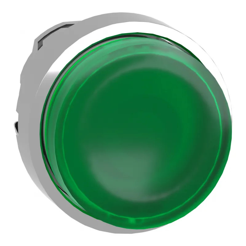 Harmony XB4 - tête bouton poussoir lumineux DEL - Ø22 - dépassant - vert