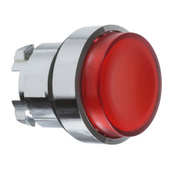 Harmony XB4 - tête bouton poussoir lumineux BA9s - Ø22 - dépassant - rouge