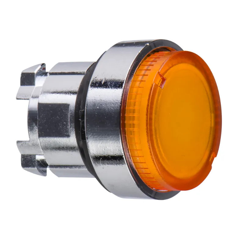 Harmony XB4 - tête bouton poussoir lumineux BA9s - Ø22 - dépassant - orange