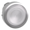 Harmony XB4 - tête bouton poussoir lumineux DEL - Ø22 - strié - blanc