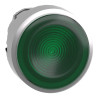 Harmony XB4 - tête bouton poussoir lumineux DEL - Ø22 - strié - vert