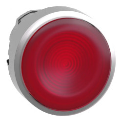 Harmony XB4 - tête bouton poussoir lumineux DEL - Ø22 - strié - rouge