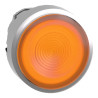 Harmony XB4 - tête bouton poussoir lumineux DEL - Ø22 - strié - orange