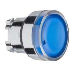 Harmony XB4 - tête bouton poussoir lumineux BA9s - Ø22 - bleu