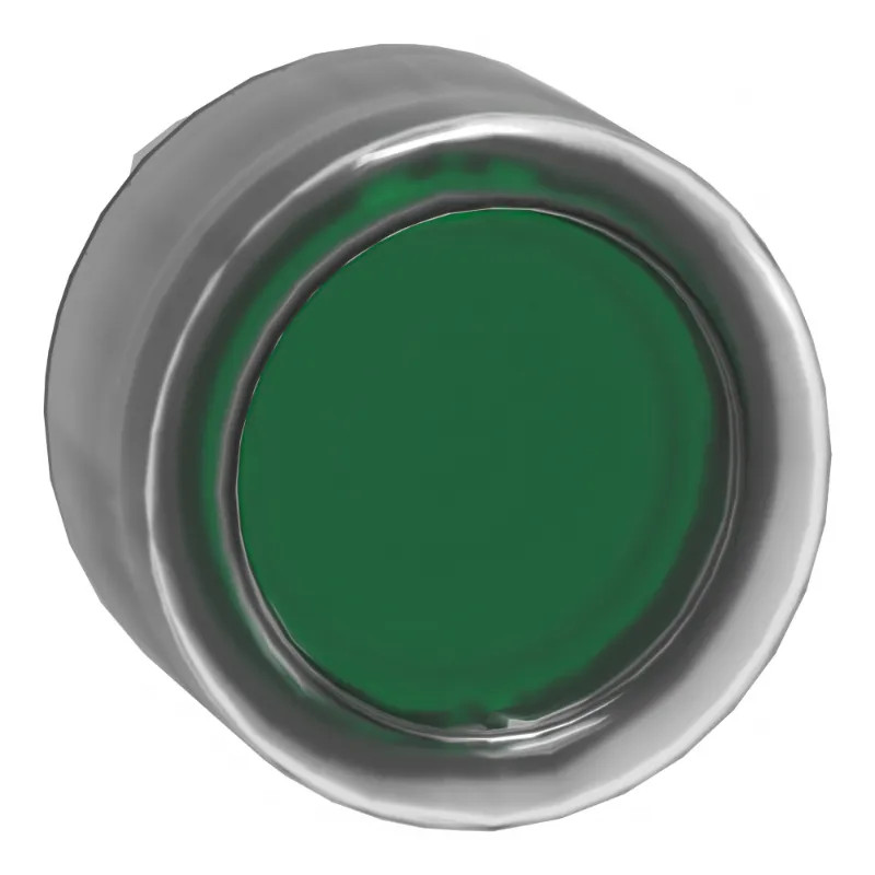 Harmony XB4 - tête bouton poussoir lumineux DEL - Ø22 - capuchonné - vert