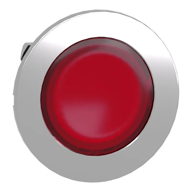 Harmony XB4 - tête bouton poussoir à impulsion - flush - pour étiq - rouge