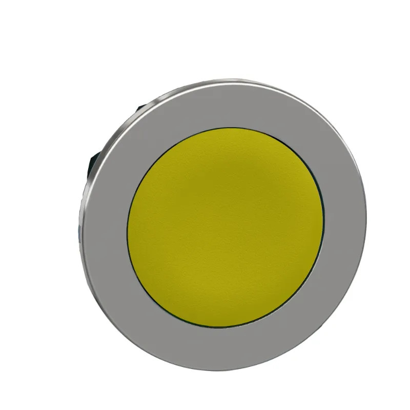 Harmony XB4 - tête bouton poussoir à impulsion - flush - jaune