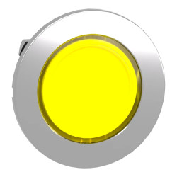 Harmony XB4 - tête bouton poussoir à impulsion - flush - pour étiq - jaune