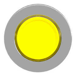 Harmony XB4 - tête bouton poussoir à impulsion - flush - pour étiq - jaune