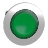 Harmony XB4 - tête bouton pousser-pousser lumineux - flush - vert