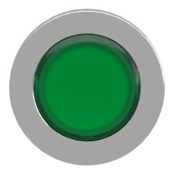 Harmony XB4 - tête bouton pousser-pousser lumineux - flush - vert