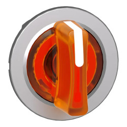 Harmony XB4 - tête bouton à manette lumineux - flush - 3 pos fix - orange