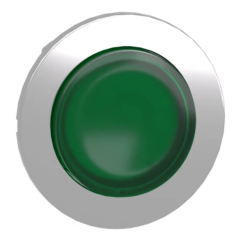 Harmony XB4 - tête bouton poussoir lum DEL - flush - dépassant - vert