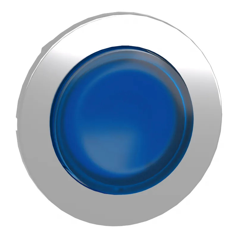 Harmony XB4 - tête bouton poussoir lum DEL - flush - dépassant - bleu