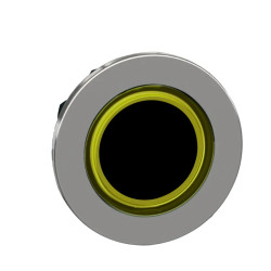 Harmony XB4 - tête bouton poussoir lum DEL - flush - anneau - jaune