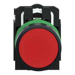 Harmony XB5 - bouton poussoir à impulsion - Ø22 - rouge - 1O - vis étrier