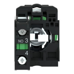 Harmony XB5 - bouton tournant manette - Ø22 - 2 pos fix - noir - 1F - vis étrier