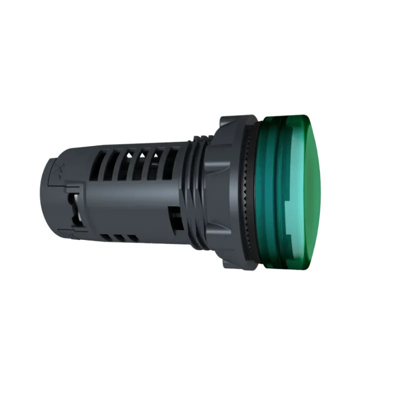 Harmony XB5 - voyant lumineux compact DEL - Ø22 - vert - 120V - vis étrier