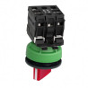 Harmony XB5 - bouton à man lumin - flush - 2 pos fix - rouge - 1O+1F - 24V