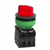 Harmony XB5 - bouton à man lumin - flush - 2 pos fix - rouge - 1O+1F - 24V