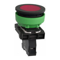 Harmony XB5 - voyant lumineux DEL - flush - rouge - 120V - vis étrier