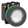 Harmony XB5 - BP lumineux DEL - flush - blanc - 1O+1F - 24V - vis étrier