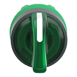 Harmony XB5 - tête bouton à manette lumineux - Ø22 - 3 pos fix - vert