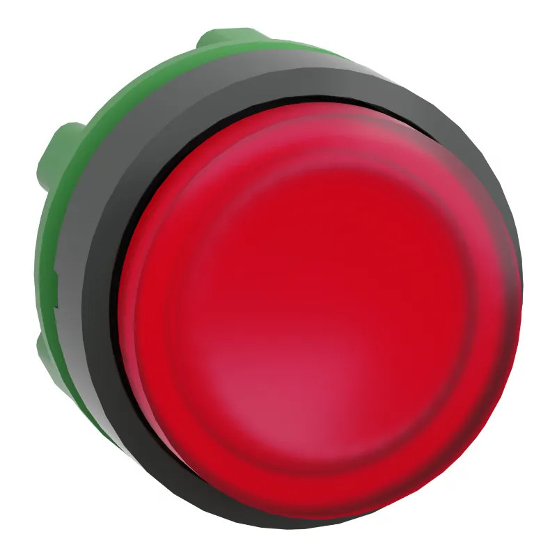 Harmony XB5 - tête bouton poussoir lumineux DEL - Ø22 - dépassant - rouge