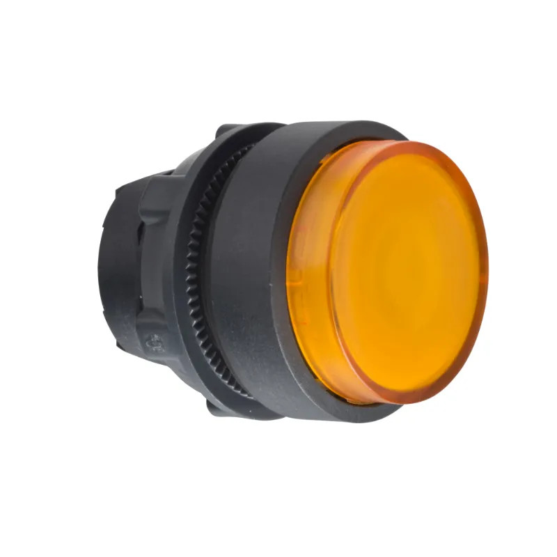 Harmony XB5 - tête bouton poussoir lumineux BA9s - Ø22 - dépassant - orange