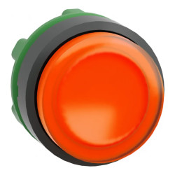 Harmony XB5 - tête bouton poussoir lumineux DEL - Ø22 - dépassant - orange