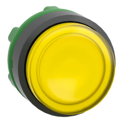 Harmony XB5 - tête bouton poussoir lumineux DEL - Ø22 - dépassant - jaune