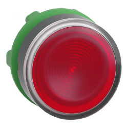 Harmony XB5 - tête bouton poussoir lumineux DEL - Ø22 - strié - rouge