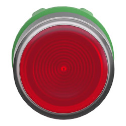 Harmony XB5 - tête bouton poussoir lumineux DEL - Ø22 - strié - rouge