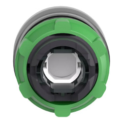 Harmony XB5 - tête bouton poussoir lumineux DEL - Ø22 - capuchonné - vert