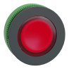 Harmony XB5 - tête bouton poussoir à impulsion - flush - pour étiq - rouge