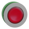 Harmony XB5 - tête bouton poussoir - collerette affleurante flush grise - rouge