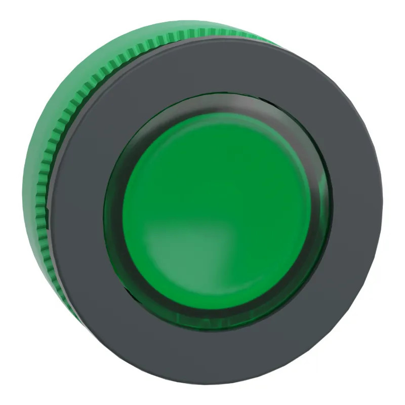 Harmony XB5 - tête bouton pousser-pousser lumineux - flush - vert