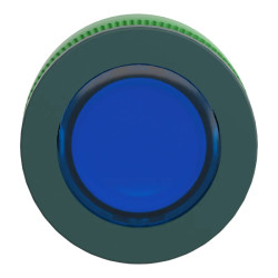 Harmony XB5 - tête bouton pousser-pousser lumineux - flush - bleu