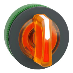 Harmony XB5 - tête bouton à manette lumineux - flush - 3 pos fix - orange