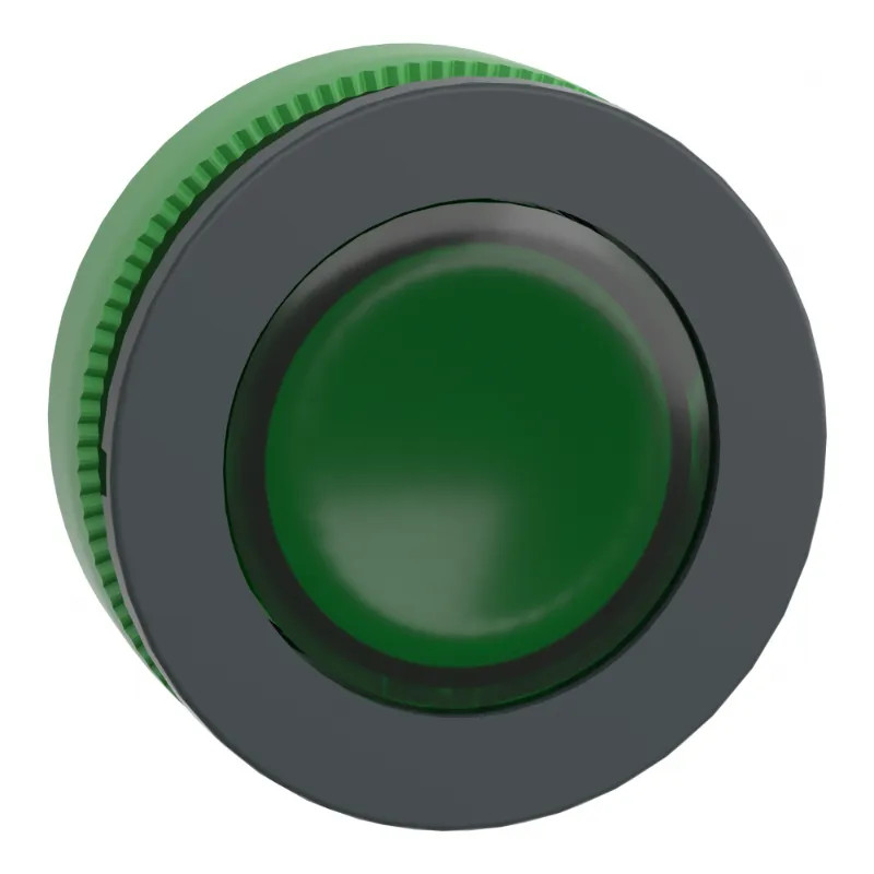 Harmony XB5 - tête bouton poussoir lum DEL - flush - vert