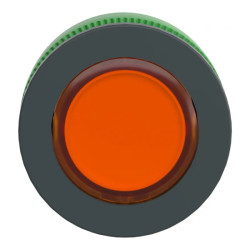 Harmony XB5 - tête bouton poussoir lum DEL - flush - orange