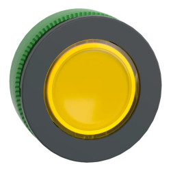 Harmony XB5 - tête bouton poussoir lum DEL - flush - jaune